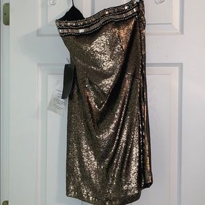 Bebe armor sequin tube dress